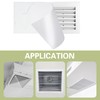 Lüftungsabdeckungen,Luftleitblech mit Kleber Air Vent Covers für Home Floor Standard