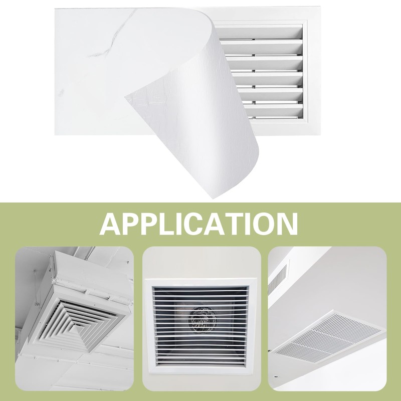 Lüftungsabdeckungen,Luftleitblech mit Kleber Air Vent Covers für Home Floor Standard