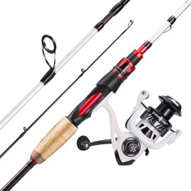 Sougayilang Fishing Rod and Reel Combo, Spinning Combo, 6.9ft, Medium Heavy, 2pcs, 2000 Reel
