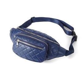 Nollia Quilted Faux Leather Belt Bag – Stylish Crossbody Fanny Pack with Adjustable Strap