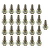 25PCS Carbbia Metal Trim Panel Fastener Fits into 5/16" Hole