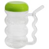 Arrow Plastic SET OF 6 Plastic Sip-A-MUG with Built-In straw,