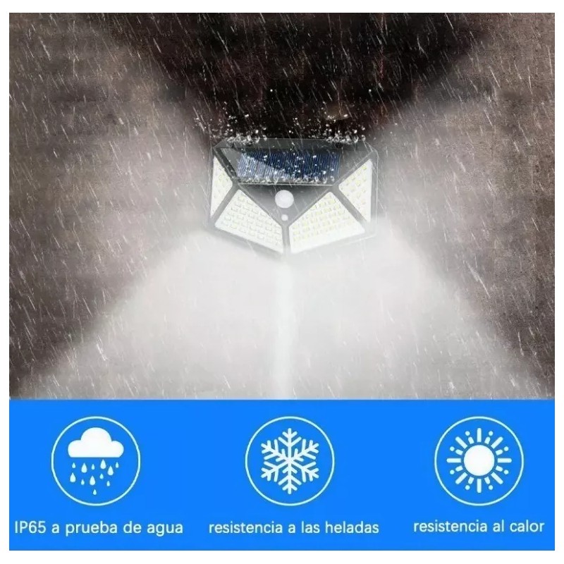 PTHORSE Jardín Al Aire Libre 100led Solar Impermeable Lámpara