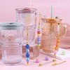Framendino, 12 Pack Beadable Cup Charm Blank Chains Beaded Decorate