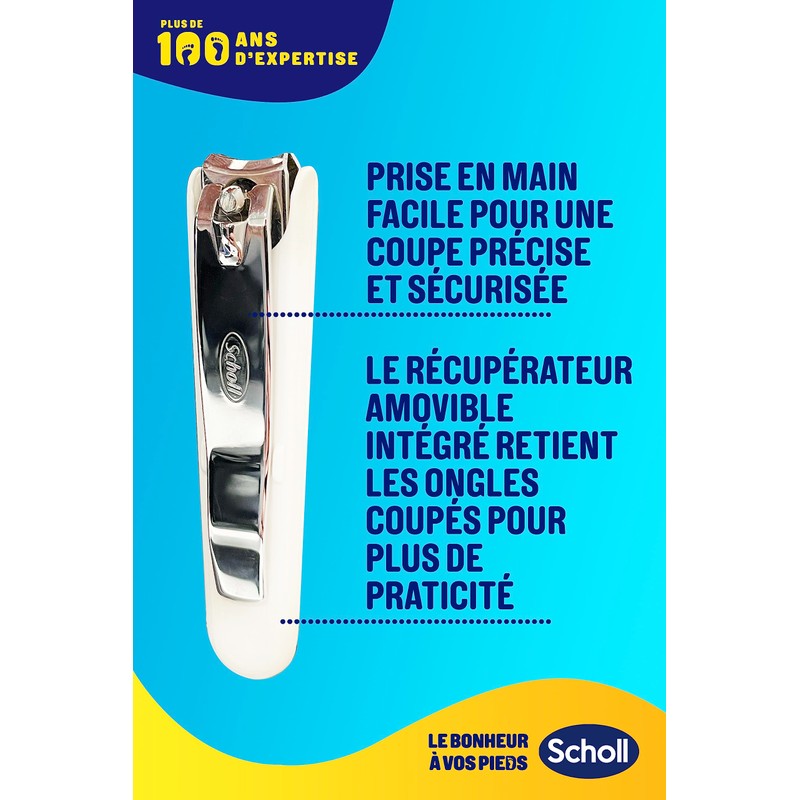 Scholl Nail Clipper for Hard and Thick Toenails