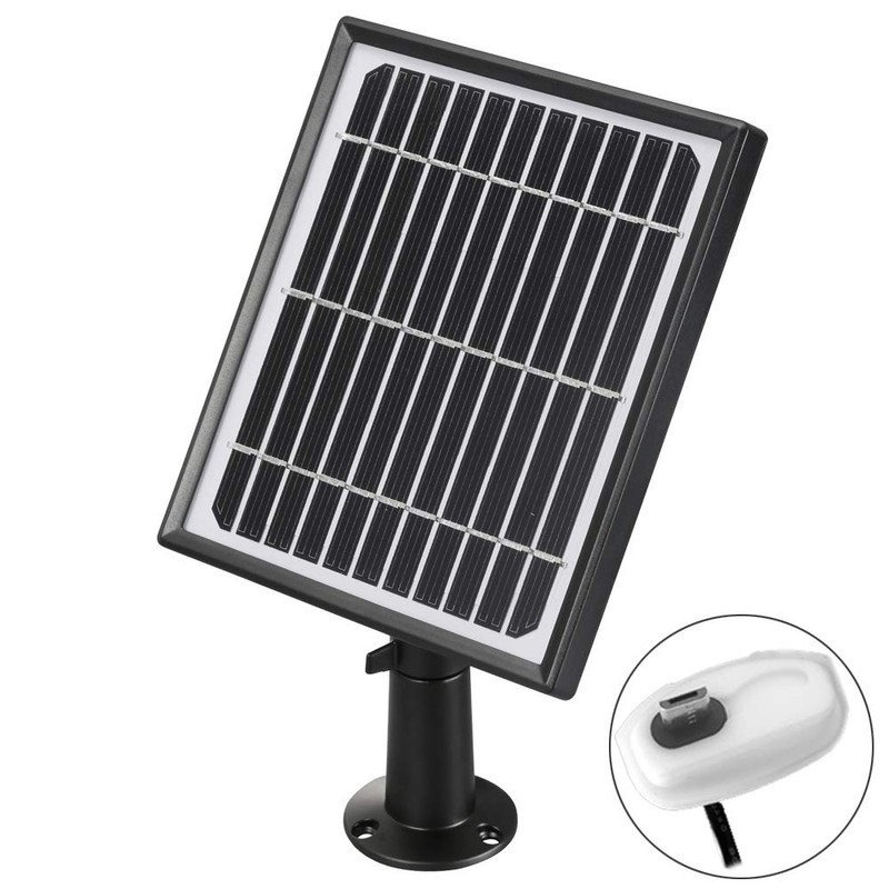 Hiseeu Solar Panel Compatible with Outdoor Rechargeable Battery Powered WiFi