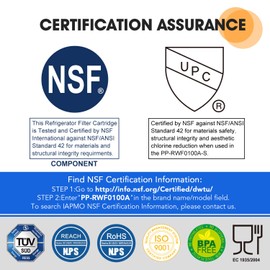 PUREPLUS 5231JA2002A Replacement for LG LT500P, ADQ72910901, GEN11042FR-08, Kenmore 9890, 469890, ADQ72910907, HDX FML-1, LSC27925ST, LFX25974ST, LFX25973D, LFX25973ST Refrigerator Water Filter, 2Pack