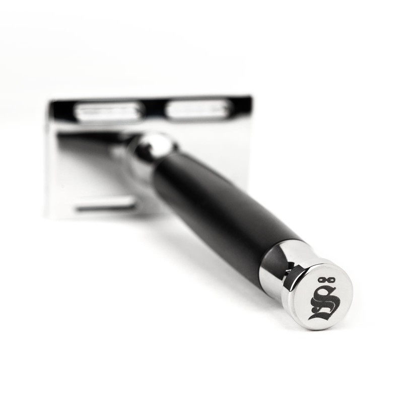 Störtebekker® Solingen Premium Safety Razor in Black – Includes Shaving