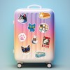 50PCS Cute Cat Stickers – Waterproof Vinyl Kitty Decals for