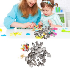 Polymer Clay Cutters, ound Circle Shape Punch Tools Mold, Fine Workmanship 136pcs Clay Earring Making Kit for DIY Craft Clay,Accessories for Jewelry Making