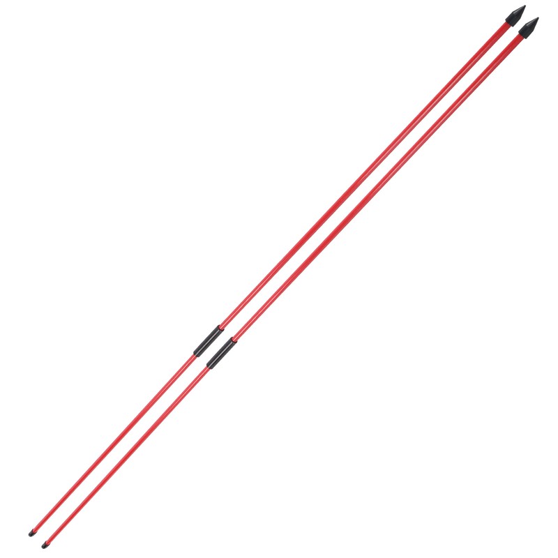 Fiberglass Golf Alignment Sticks 2 Sections Foldable Golf Direction Indicator