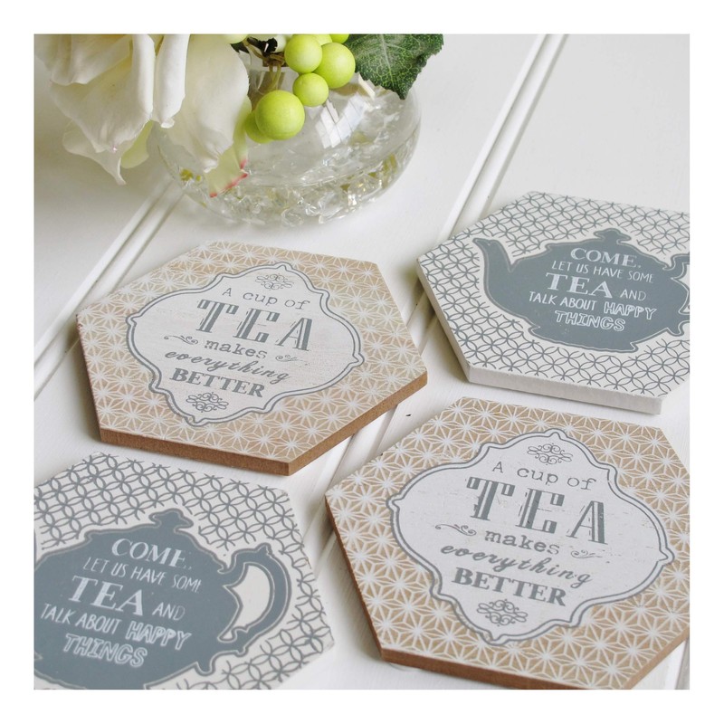 Coasters Tea Set of 4 by Originals