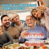 4 Pairs of False Teeth Veneers, Dentures Temporary Teeth, Safe