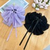 HAPVITAL Ruffled Ribbon, Hair Claw Large, Hair Ornament, Cute, Hair