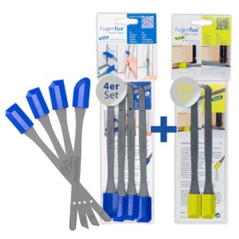 FUGENFUX Combi Master Set: Classic 4 + Small – Special Joint Squeegee – Joint Smoother for Any Size – Joint Squeegee with Revolutionary Magic Tip for Extremely Tight Spot – Made in Germany