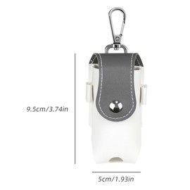 Scott Edward Golf Ball Waist Bag, Portable Leather Golf Ball Storage Bag Holder, Golfer Mini Waist Pouch, Golf Ball Carry Pouch with Tee Holder, Buckle, Clip for Women Men Belt Golf, Golf Gift