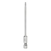 sourcing map T8 Security Torx Bit 1/4" Hex Shank 4"