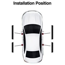 Car Door Sill Protector Compatible with Pilot: Door Entry Guard Scuff Sill Protector Plate- Carbon Fiber Anti-Scratch Sticker Compatible with Pilot 2003-2025 Accessories 4Pcs (White)