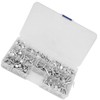 M4 Flat Head Solid Rivets Kit 350pcs Aluminum Rivets Set