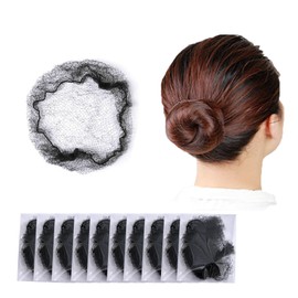 Hair Bundling Net, 10 Pieces Easy Bun Makeup Bundles Net, Hair Bundles Net, Hair Bundles Net, Black 11.8 inches (30 cm)