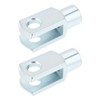 Briny River 2 Pieces M10x1.5 Air Cylinder Rod Clevis End
