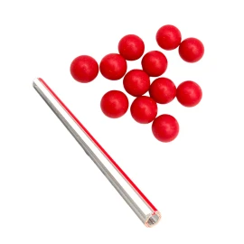 Gauge Glass Float Balls 6 Pack | Red Boiler Sight Glass Balls .405" Diameter
