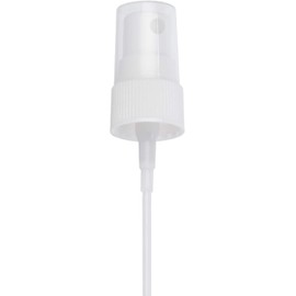 Oak & Sage 2 White Fine Mist Spray Caps with 6.75” Dip Tube (.16 cc Output) - 24/410 Cap Size - Replacement Caps - 2 Total