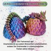3D Printed Movable Dragon Toy, 3D Dragon in the Egg,