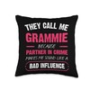 They Call Me Grammie Because Partner In Crime Funny Throw