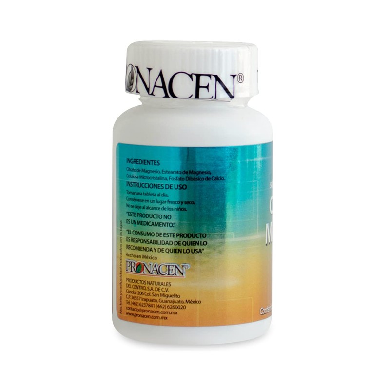 Citrato de Magnesio 90 tabletas 500 mg PRONACEN
