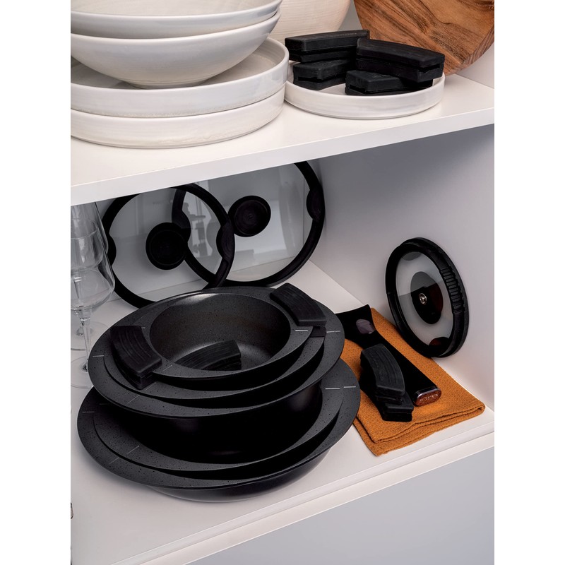 Tognana Avantspace Abtropfdeckel 16 cm, Glas, transparent