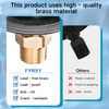 FYRIXY RV City Water Inlet with Check Valve – 3/4″