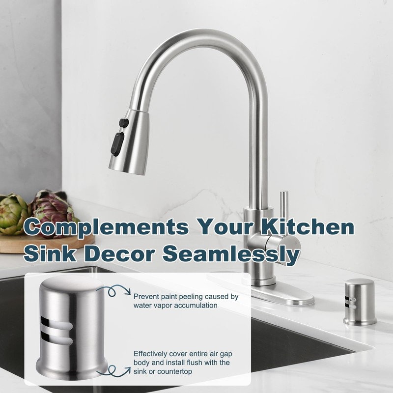 Dishwasher Air Gap Cover, Dishwasher Air Gap Cap for Kitchen