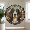 Image Industry Cocker Spaniel Black & White Stained Glass Effect