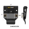MELOTOUGH Tape Measure Holder,Tape Measure Belt Clip,Tape Measure Holster,Tool Belt
