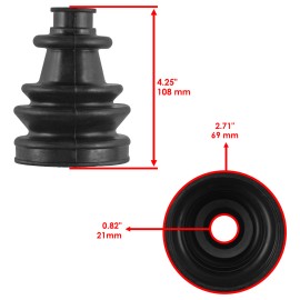 Caltric Front Right Left Axle CV Boot Kit for Polaris Ranger 1000 Diesel Crew 2017-2018