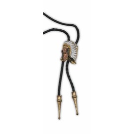 Amesbichler Reitsport Bolo Tie, Indian Head, Western Cowboy Tie, Bolotie, Western Tie, Western Jewellery, black