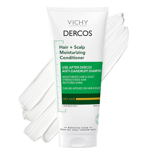 Dercos Hair & Scalp Moisturizing Conditioner, Formulated With Glycerin, Niacinamide