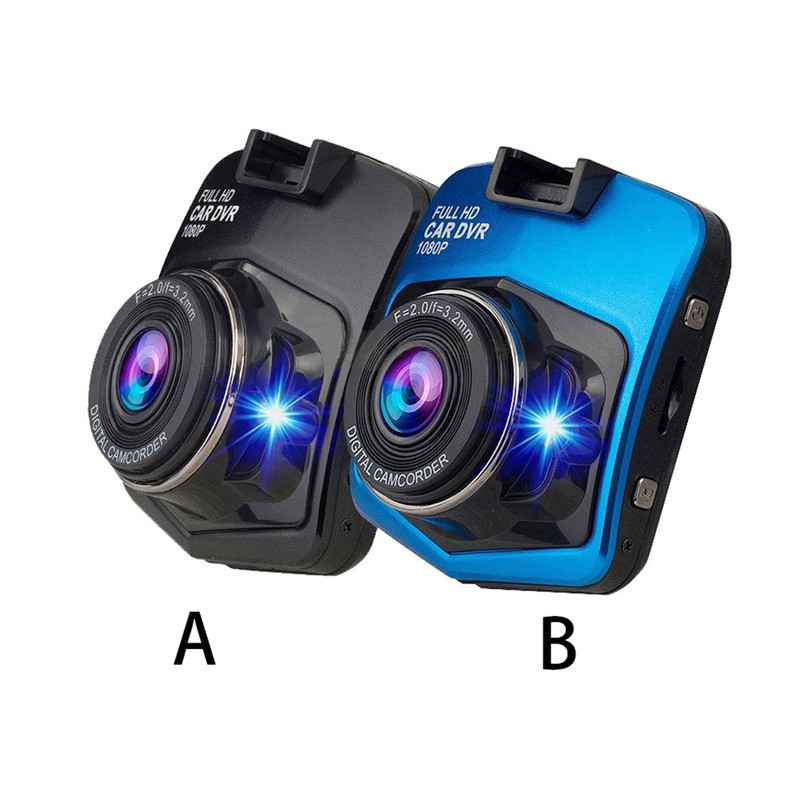 Car Driving Recorder Black 1080P 2.4 Inch IPS Screen 3MP