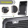ZXFOOG Black License Plate Frame- Silicone License Plate Cover Holder