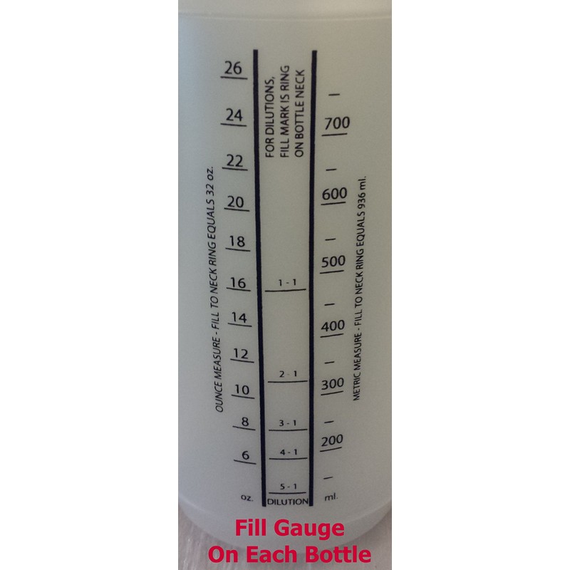 Spray Bottles with Large Top for Easy Filling, Reusable, 32oz,