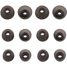 Rqker Ear Tips Compatible with Jabra Elite 3 in Ear Earbuds, 6 Pairs S/M/L Size Replacement Ear Tips Earbud Covers Eartips Compatible with Jabra Elite 3, S/M/L (Grey)