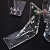 4 x V4, 5mm thickness, Reinforced, Strong, Angled L Brackets,