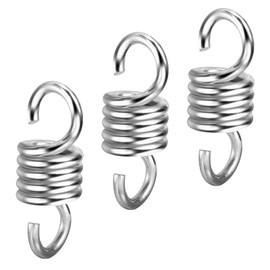 FRTAOOP Pack of 3 Hanging Chair Spring, Tension Spring Hanging Chair, Thickened Swing Spring Double Pack, Spring Cradle 300 kg Load Capacity, Spring for Hanging Chairs for Hanging Porch Swings,