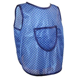 Factory Apron Children's Apron for Buttons Dederon Painting Boy’s Apron Blue Various colours. Pattern - Blue with white dots, size: 110-116