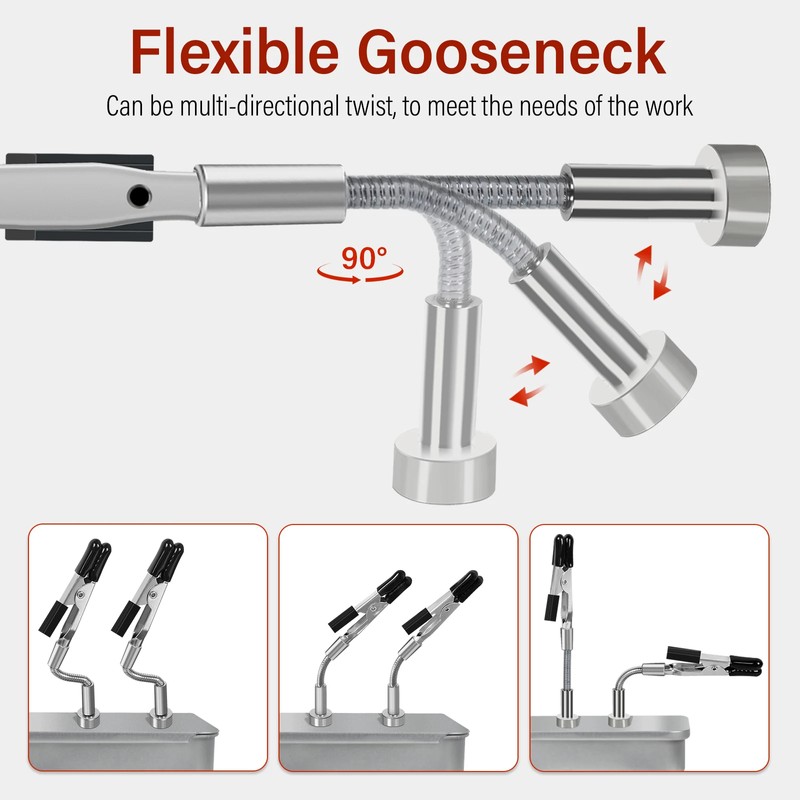 Magnetic Soldering Helping Hands for PCB Repair – Flexible Adjustable