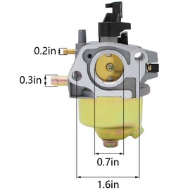 Yooppa Bvm200vs Carburetor for Poulan Pro Bvm200vs Carburetor, Craftsman McCulloch 545081855 545-081-855 545 08 18-55 MAC GBV325 M325 M320 MC200VS BVM200C BVM200VS P200C Blower Carburetor (Black)