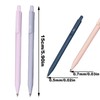 SEIWEI 6Pcs Pastel Pencils Set Triangle Bar Mechanical Pencils Retractable