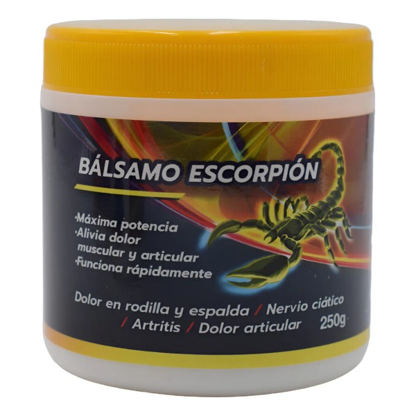 Bálsamo Escorpión Pomada Dolor Muscular Y Articular 250g