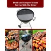 KAMaster 22" Half Moon Cast Iron Cooking Grate Grill Accessory